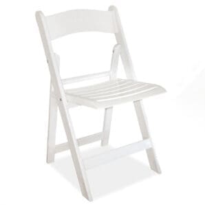 white slatted garden gala